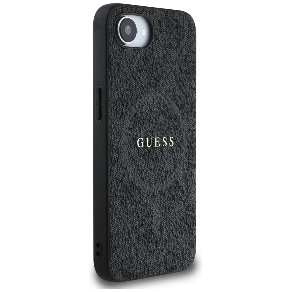 Kryt Guess 4G Ring Classic Logo MagSafe Apple iPhone 17e / 16e black