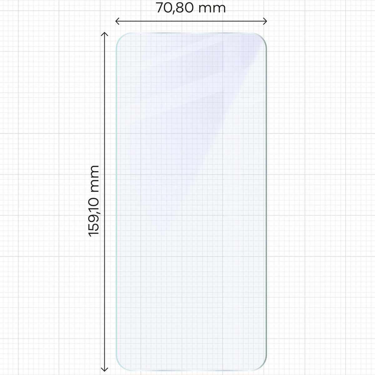 Ochranné sklo Bizon Glass Mule Flexible hybrid glass Realme 14 Pro Plus 5G