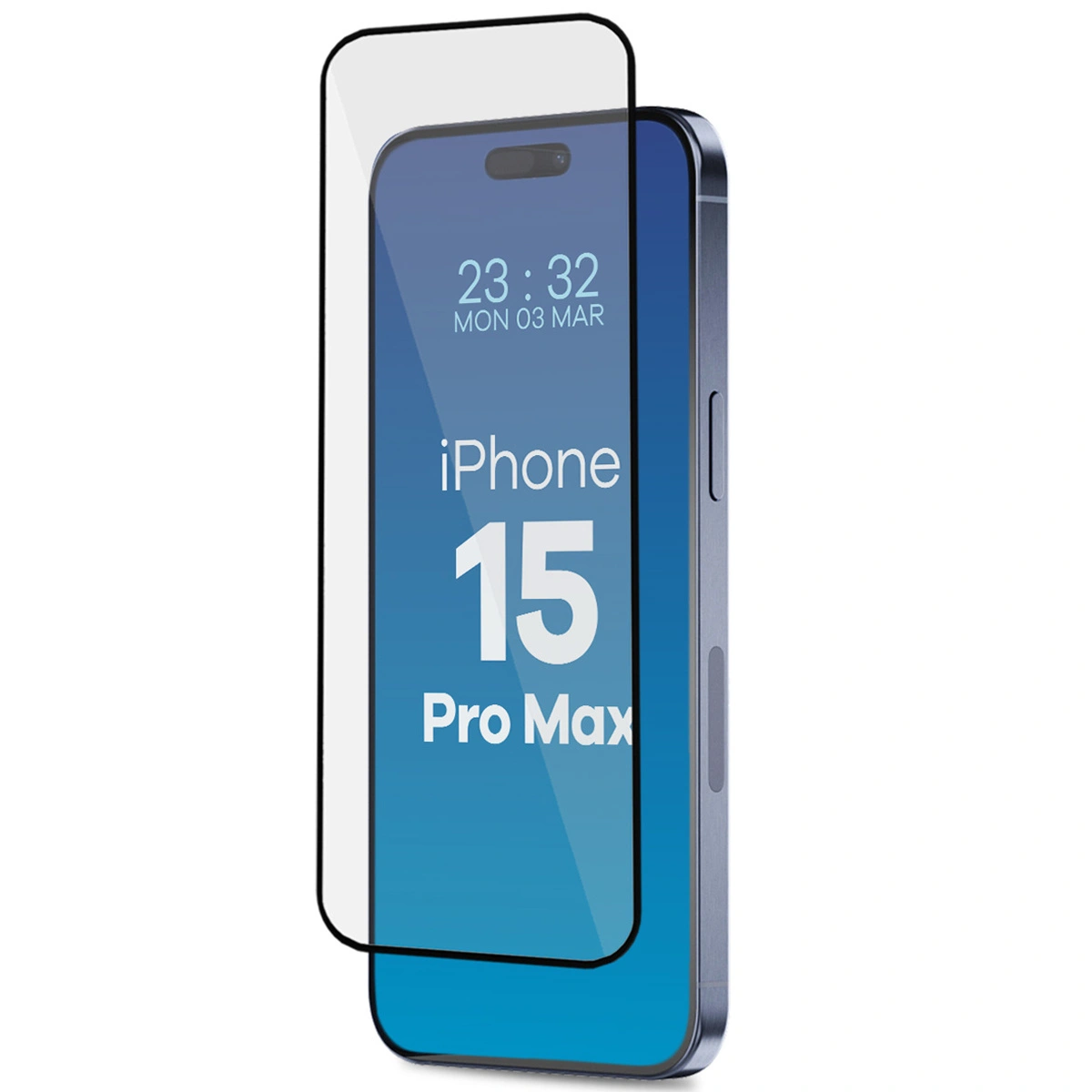 Ochranné sklo Bizon Glass Aplikator Apple iPhone 15 Pro Max [2 PACK]
