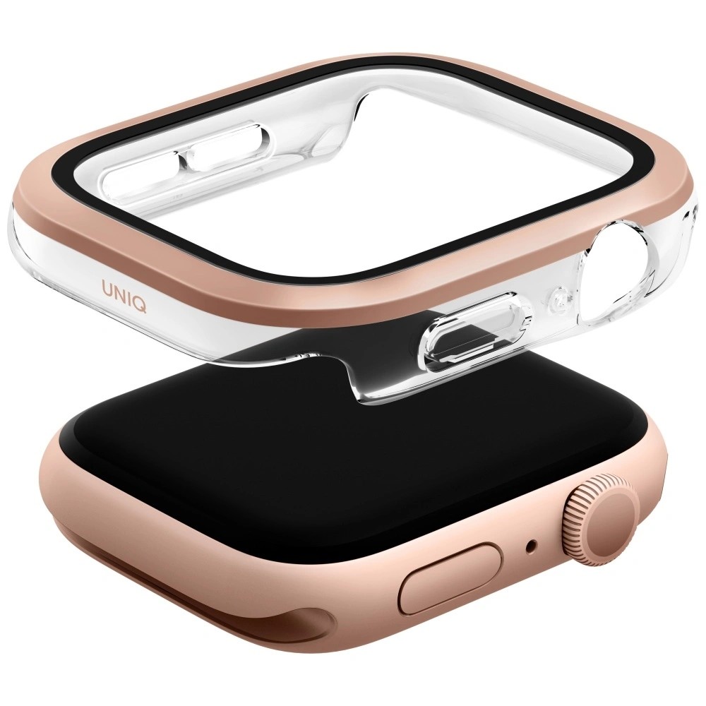 UNIQ Voute Apple Watch Series 10 46mm with glass rose gold