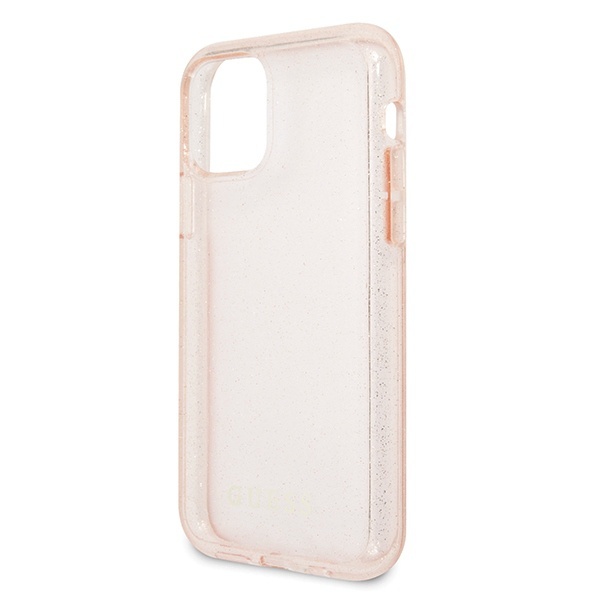 Kryt Guess GUHCN58PCGLPI Apple iPhone 11 Pro pink hard case Glitter