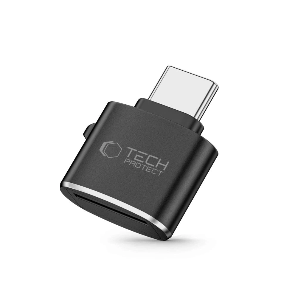 Kryt Tech-Protect Ultraboost USB-C / Card Reader Micro SD/TF adapter Black
