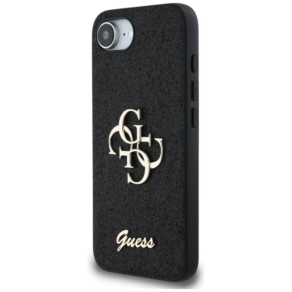 Kryt Guess Fixed Glitter Big 4G Apple iPhone 17e / 16e black