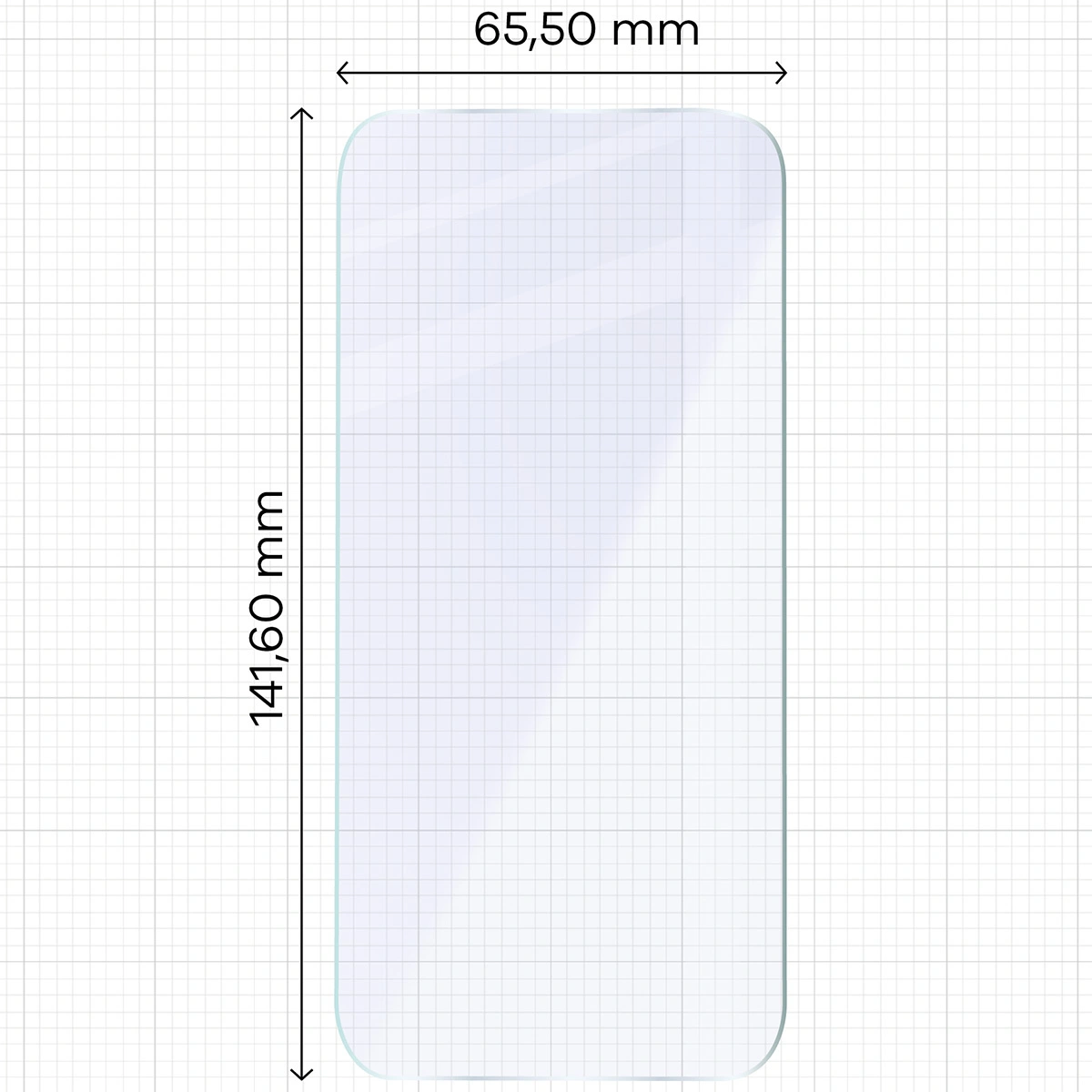 Ochranné sklo Bizon Glass Mule Flexible hybrid glass Apple iPhone 15