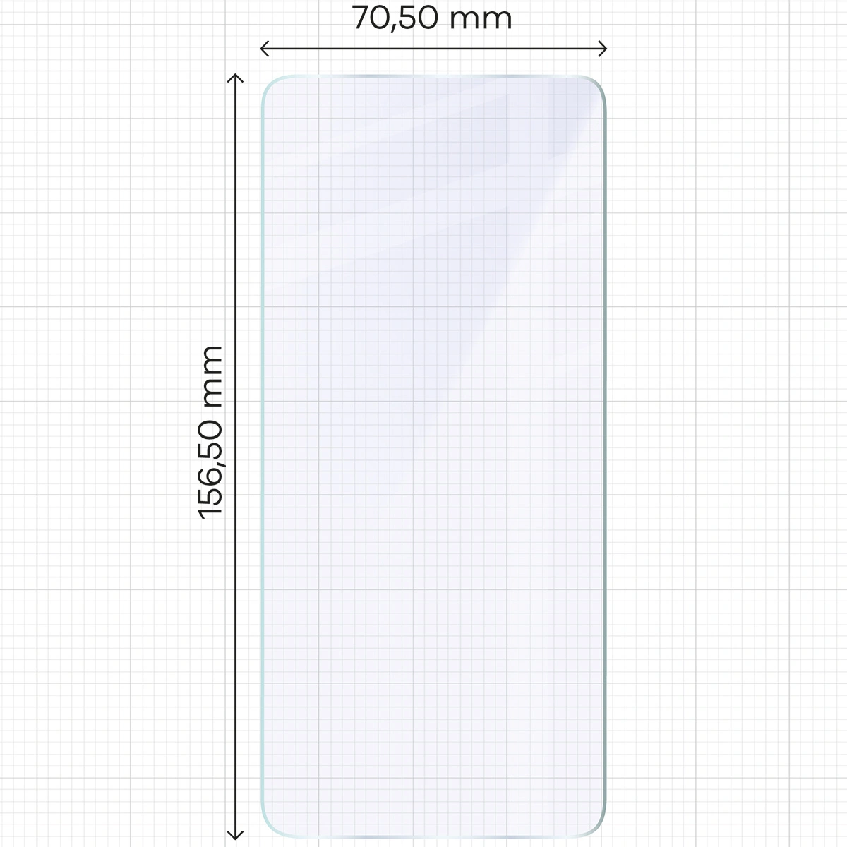 Ochranné sklo Bizon Glass Mule Flexible hybrid glass Nothing Phone (3a)
