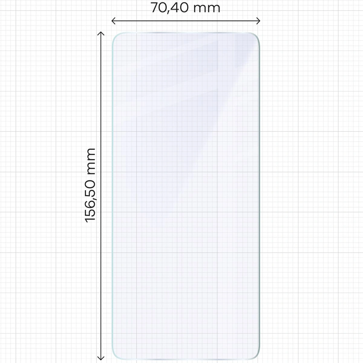 Ochranné sklo Bizon Glass Mule Flexible hybrid glass Nothing Phone (3a) Pro