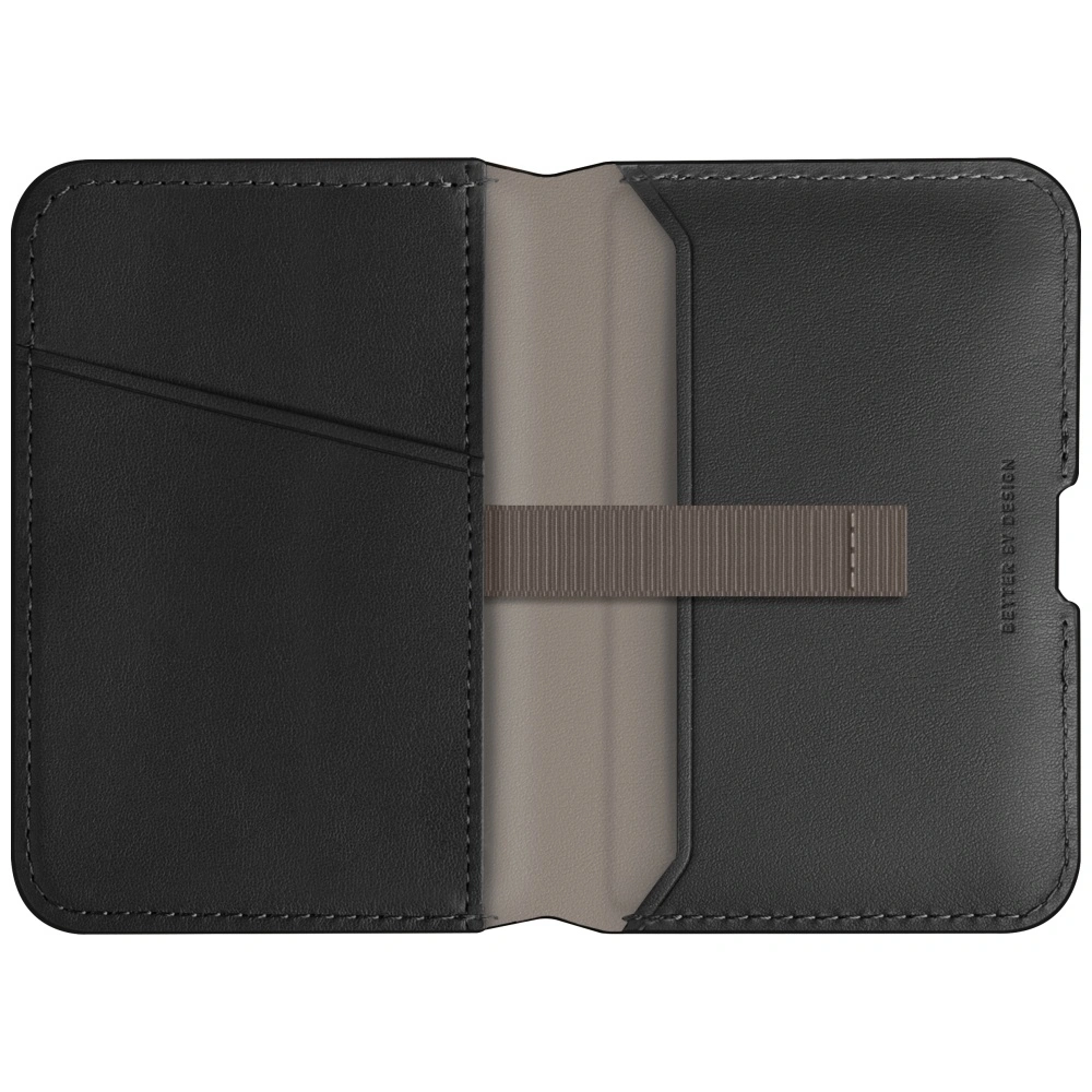 Kryt UNIQ Lyden DS magnetic RFID wallet phone stand black