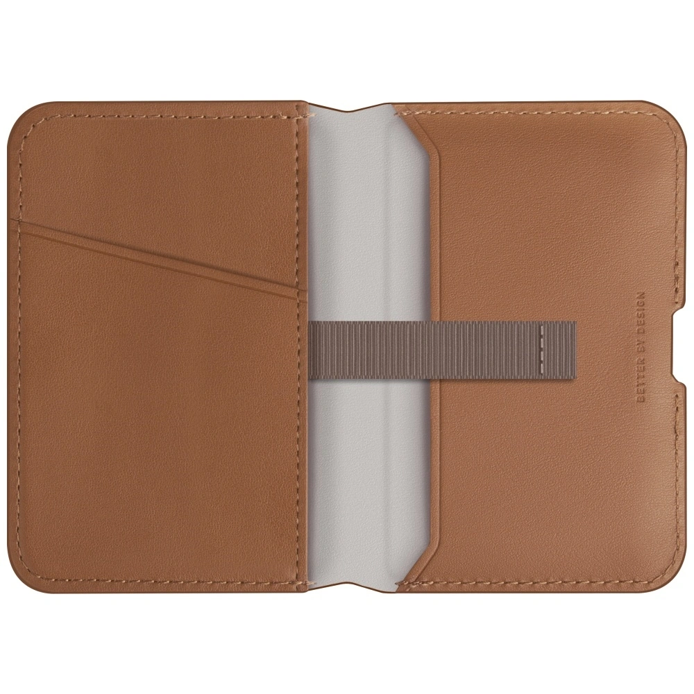 Kryt UNIQ Lyden DS magnetic RFID wallet phone stand caramel