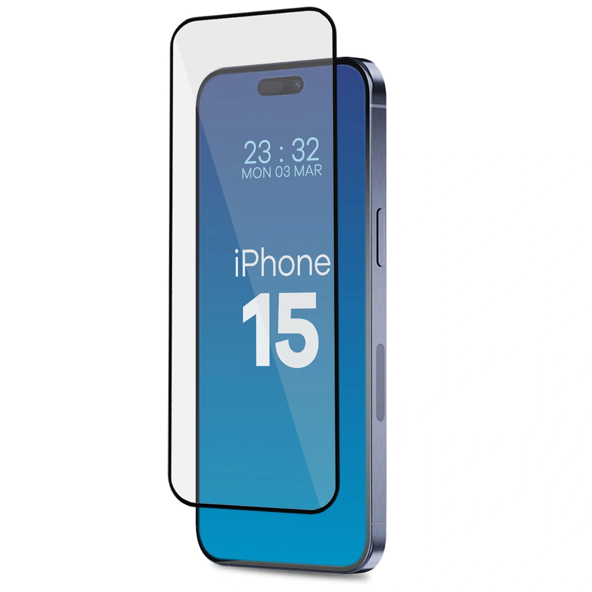 Ochranné sklo Bizon Glass Aplikator Apple iPhone 15 [2 PACK]