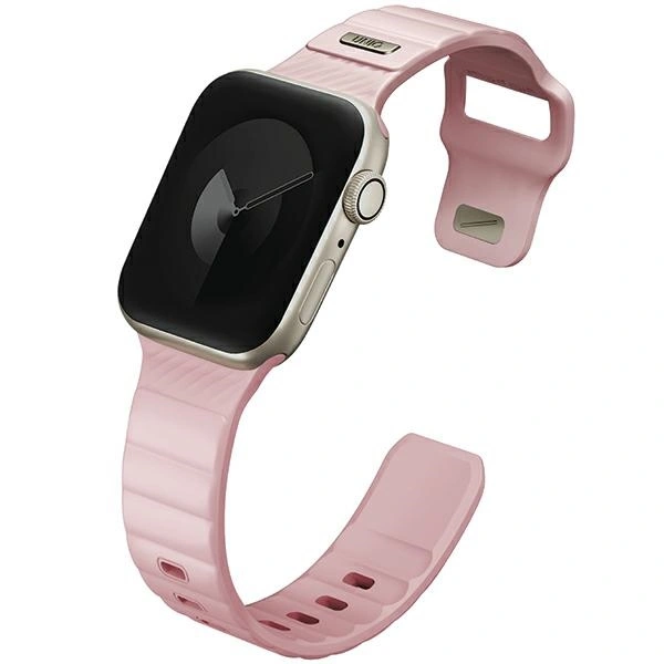 UNIQ Stride Apple Watch Series1/2/3/4/5/6/7/8/9/SE/SE2 38/40/41mm FKM Rubber Strap pale pink