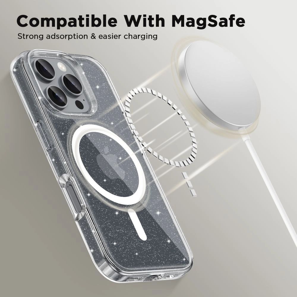 Kryt Tech-Protect Flexair MagSafe Case for Apple iPhone 17e / 16e Glitter
