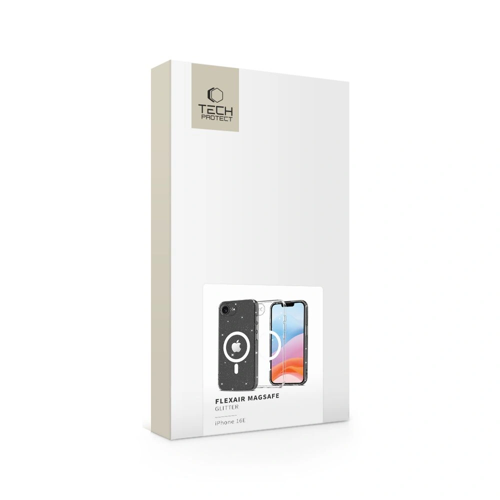 Kryt Tech-Protect Flexair MagSafe Case for Apple iPhone 17e / 16e Glitter