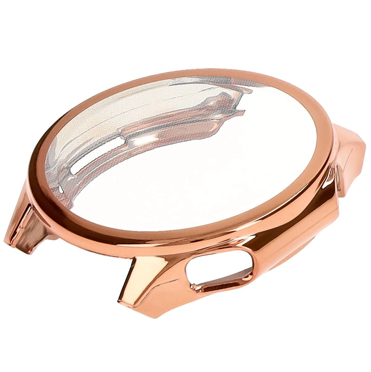 Kryt Bizon Case Watch Felipe with screen protector for OnePlus Watch 3 / Oppo Watch X2 rose gold