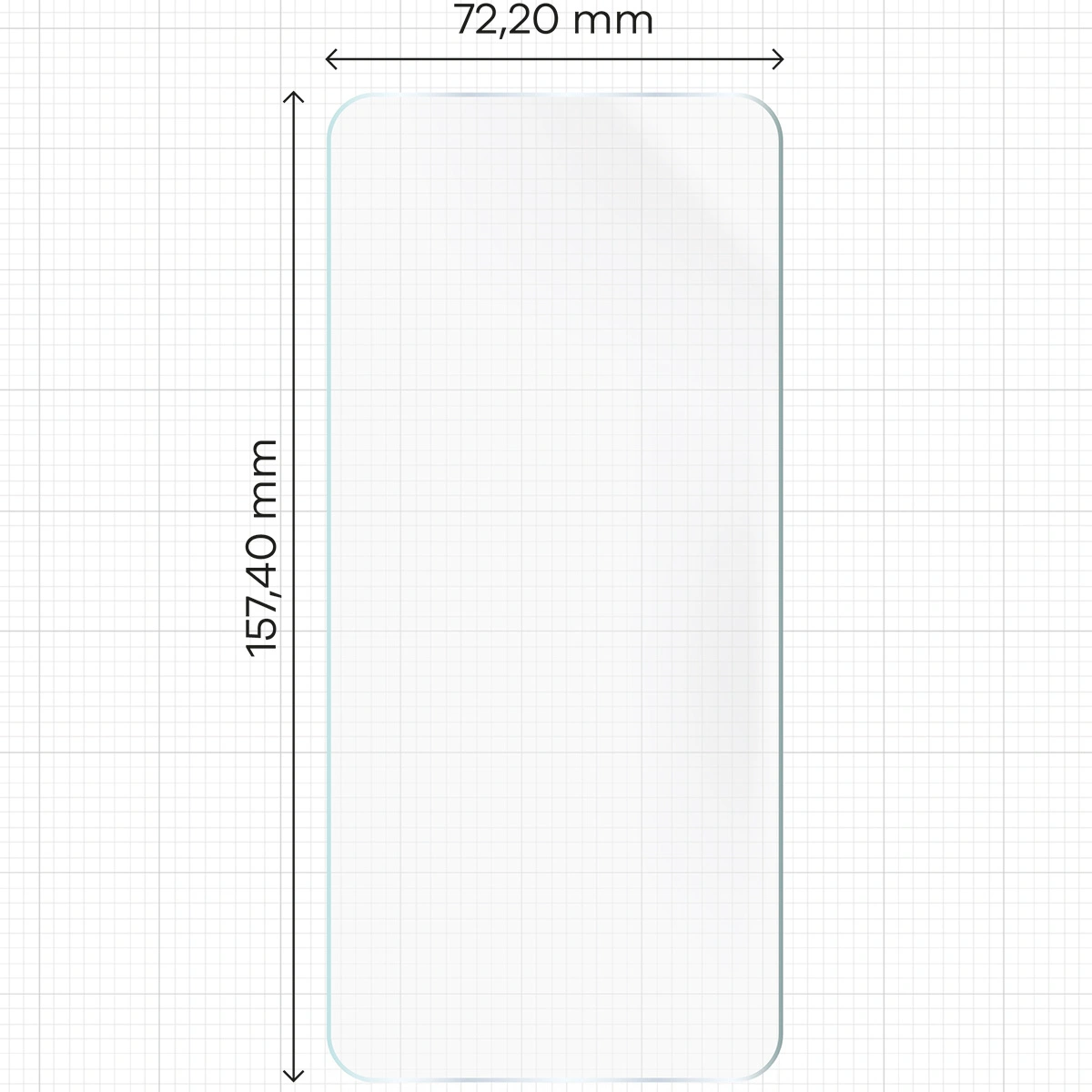 Ochranné sklo Bizon Glass Hydrogel Front Screen Film for Oppo Reno13 Pro [2 PACK]