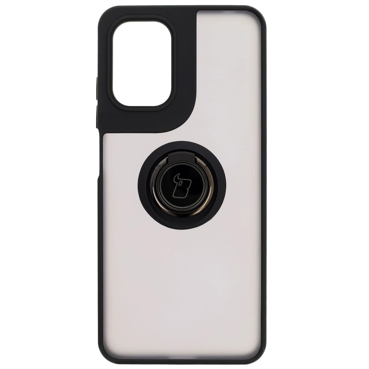 Kryt Bizon Case Hybrid Ring Motorola Moto G05 / E15 smoky with a black frame