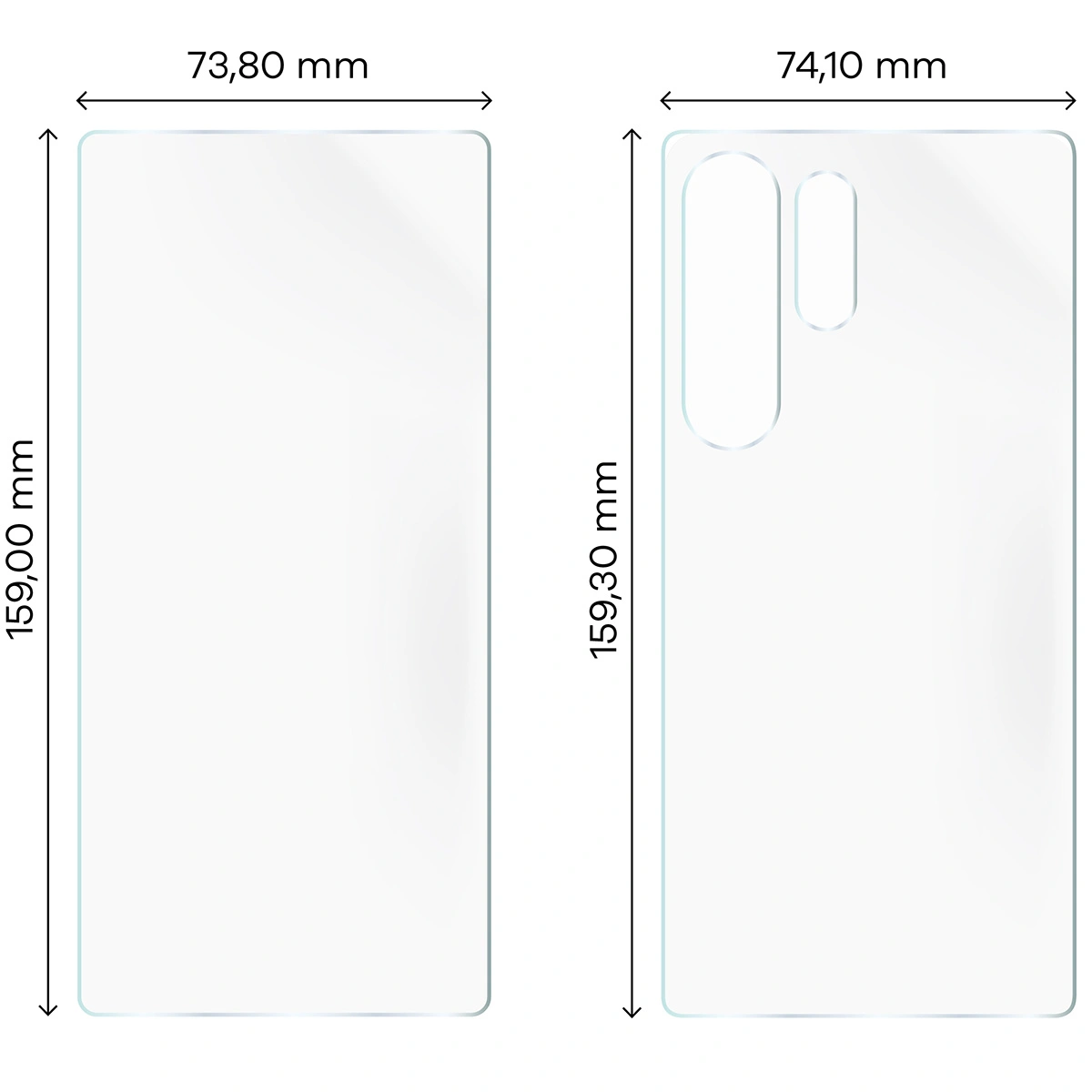 Ochranné sklo Bizon Glass Hydrogel Pack Samsung Galaxy S25 Ultra