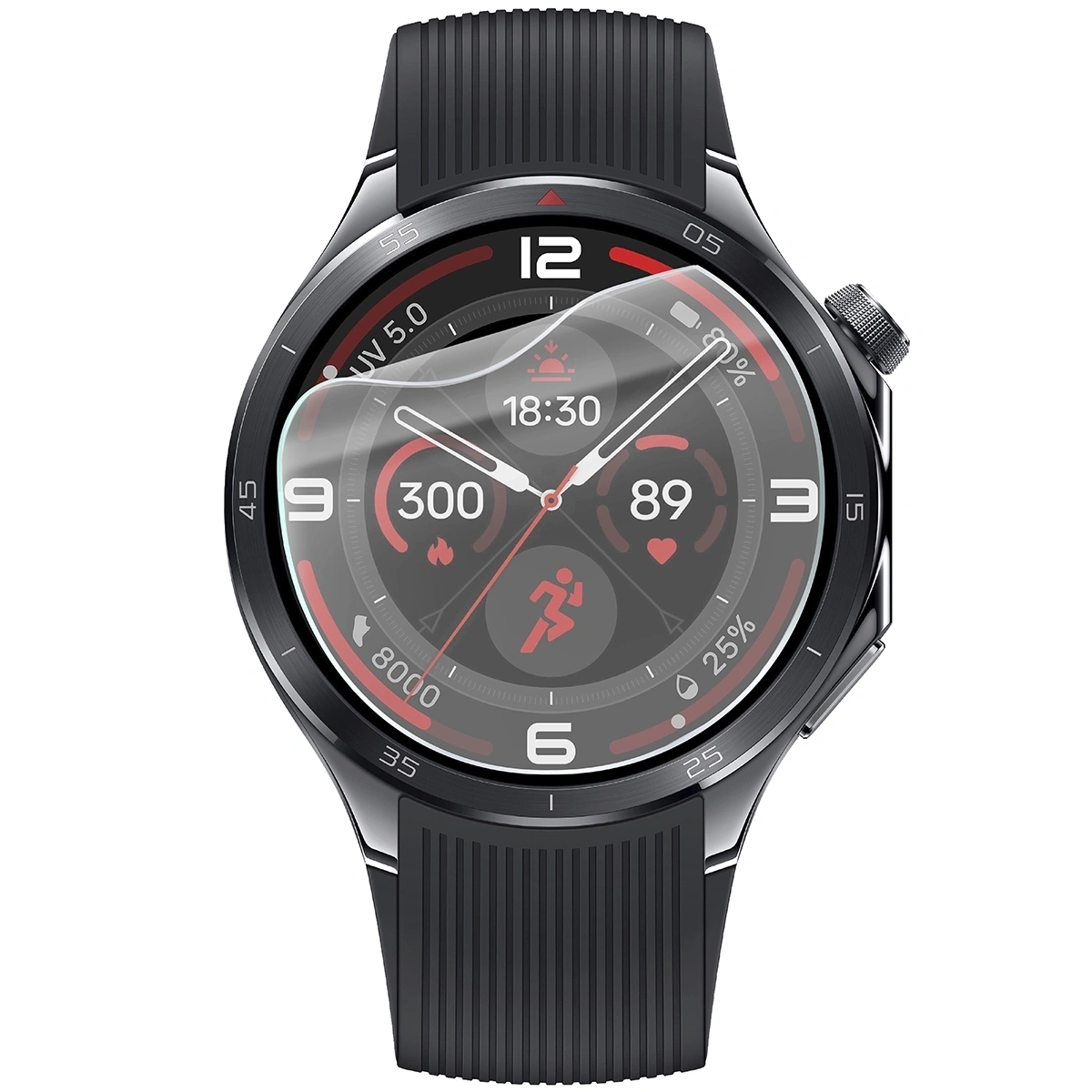 Ochranné sklo Bizon Glass Watch Hydrogel OnePlus Watch 3 [2 PACK]