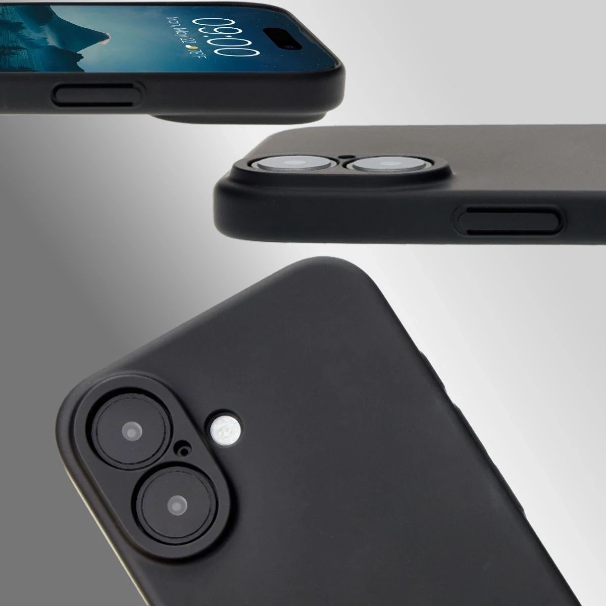 Kryt Bizon Case Lupka Apple iPhone 16 black