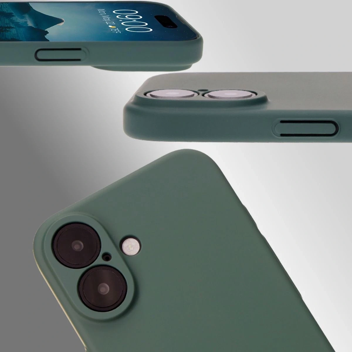 Kryt Bizon Case Lupka Apple iPhone 16 green