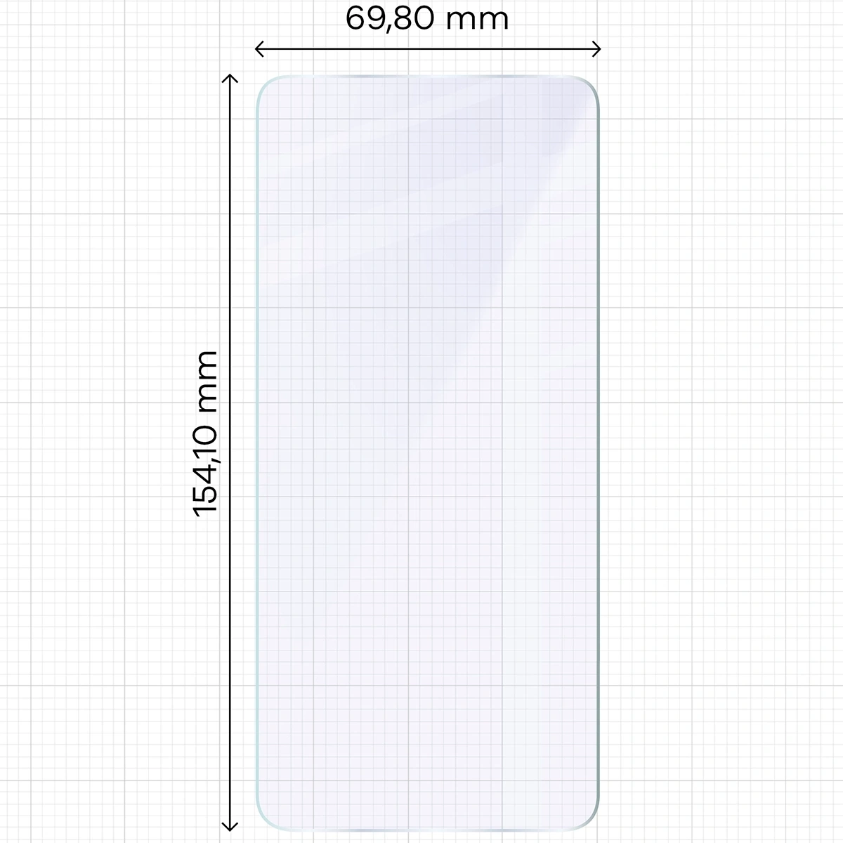 Ochranné sklo Bizon Glass Mule Flexible hybrid glass Xiaomi POCO F7 Ultra