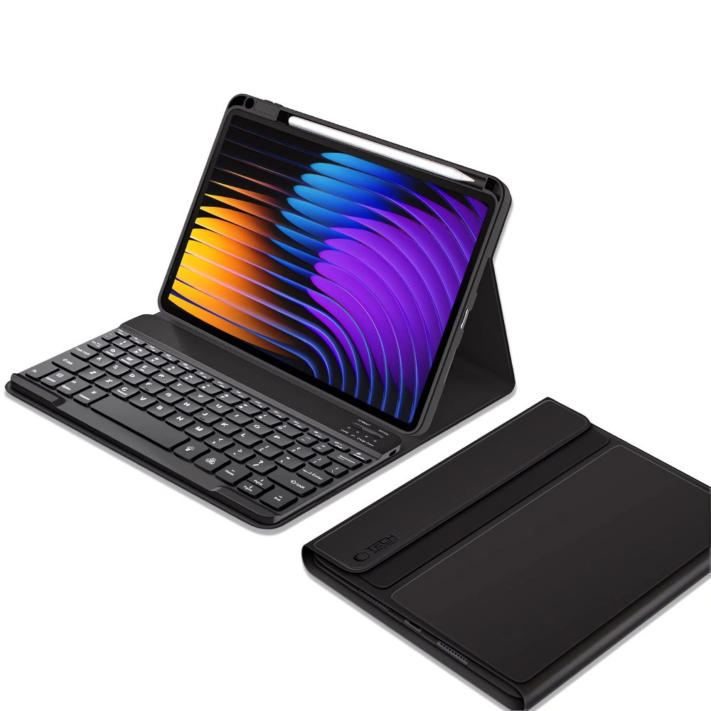 Kryt with keyboard Tech-Protect SmartCase Pen + Keyboard Xiaomi Pad 8 / 8 Pro / 7 / 7 Pro Black
