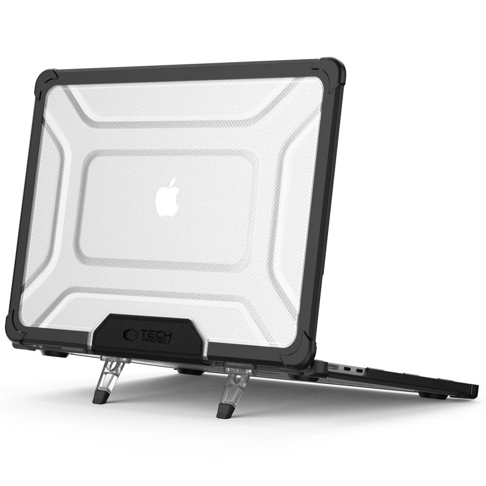 Kryt Tech-Protect Smartshell Pro Apple MacBook Air 13” (M2/M3/M4) 2023-2025 Black/clear