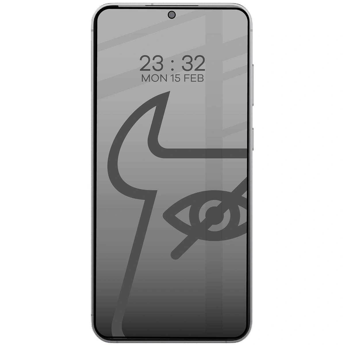 Ochranné sklo Bizon Glass Edge Shadow Samsung Galaxy S25 Edge tinted with a black frame
