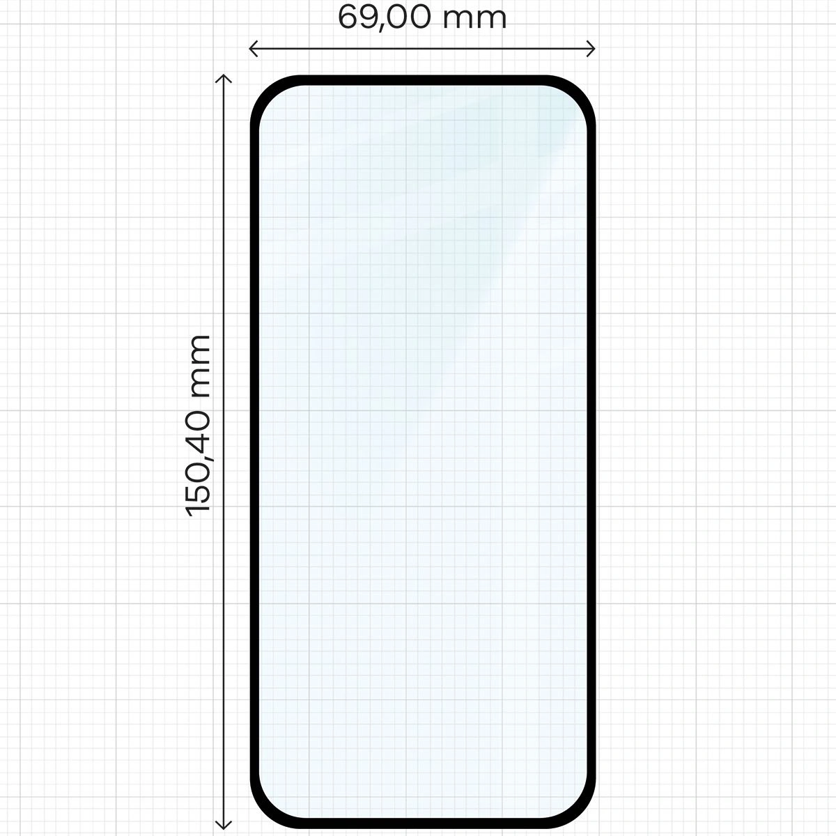 Ochranné sklo Bizon Glass Edge 2 Google Pixel 9a black frame
