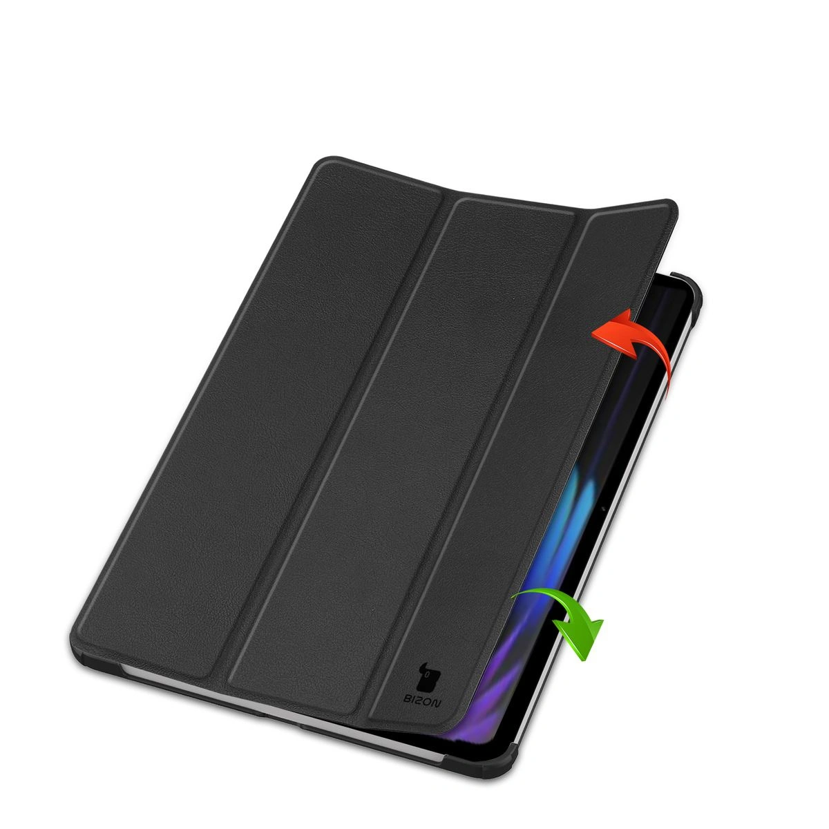 Kryt Bizon Case Tab Croc Xiaomi Pad 8 / 8 Pro / 7 / 7 Pro black