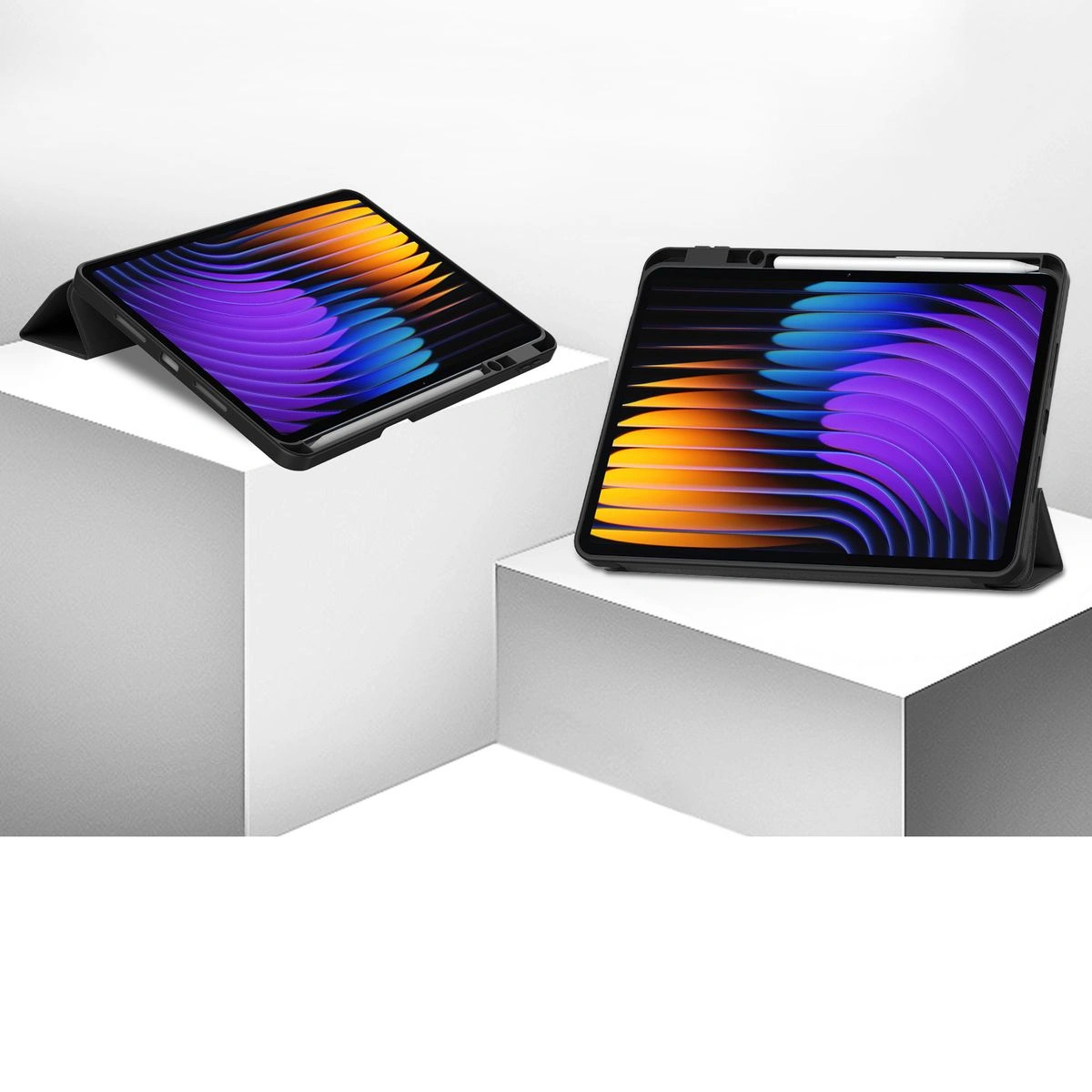 Kryt Bizon Case Tab Lizard Xiaomi Pad 8 / 8 Pro / 7 / 7 Pro black