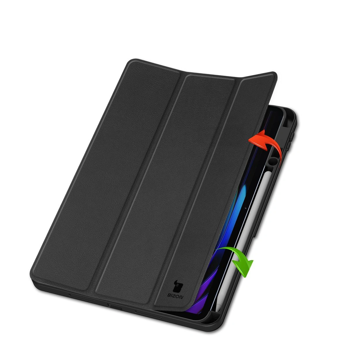 Kryt Bizon Case Tab Lizard Xiaomi Pad 8 / 8 Pro / 7 / 7 Pro black