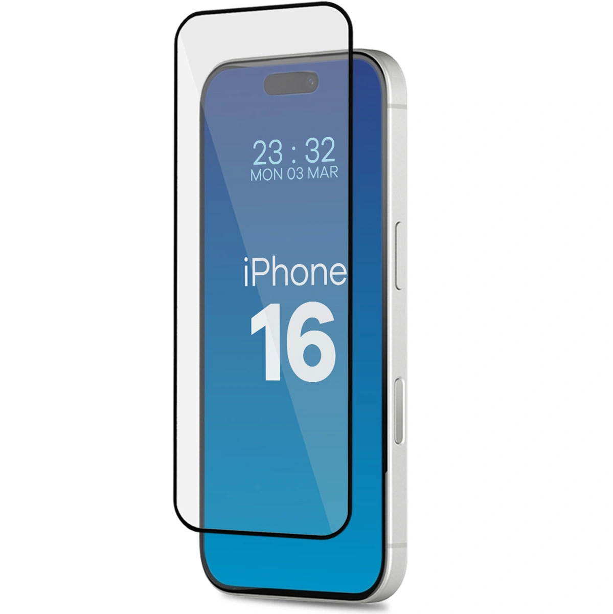 Ochranné sklo Bizon Glass Aplikator Apple iPhone 16 [2 PACK]