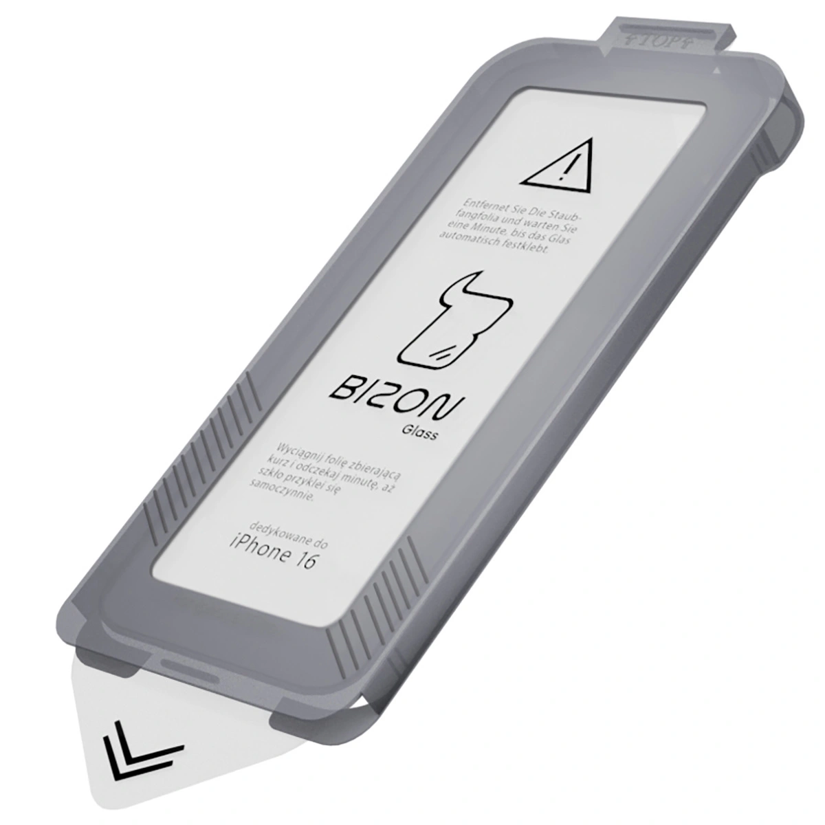 Ochranné sklo Bizon Glass Aplikator Apple iPhone 16 [2 PACK]