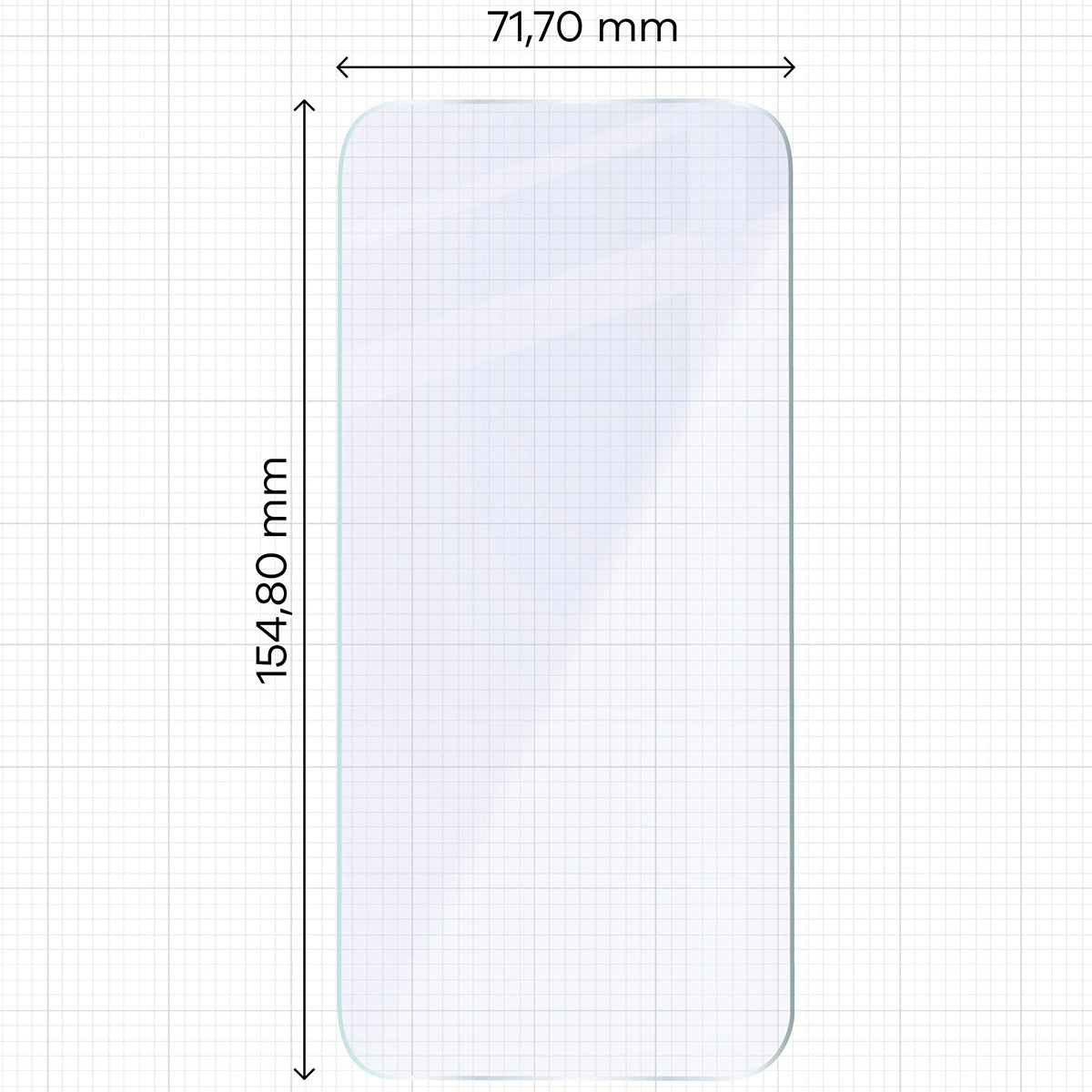 Ochranné sklo Bizon Glass Mule Flexible hybrid glass Apple iPhone 15 Plus