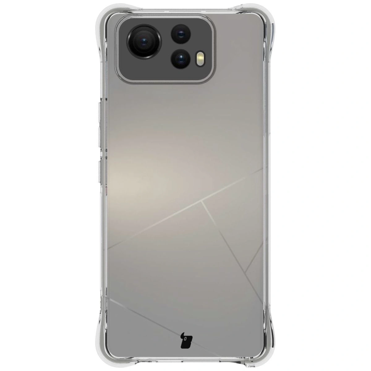 Kryt Bizon Case Clear Pack case + 2x screen glass Asus Zenfone 12 Ultra clear