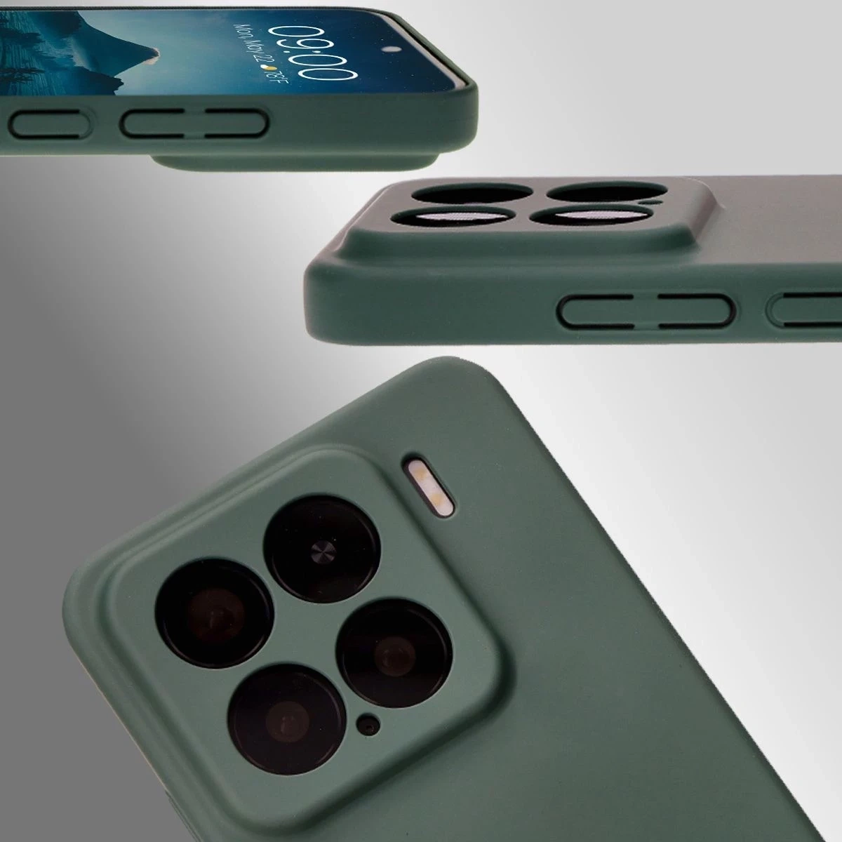 Kryt Bizon Case Lupka Xiaomi 15 green
