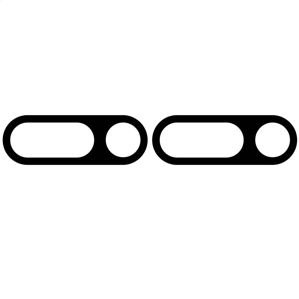 Ochranné sklo Bizon Glass Silk Lens Nothing Phone (3a) [2 PACK]