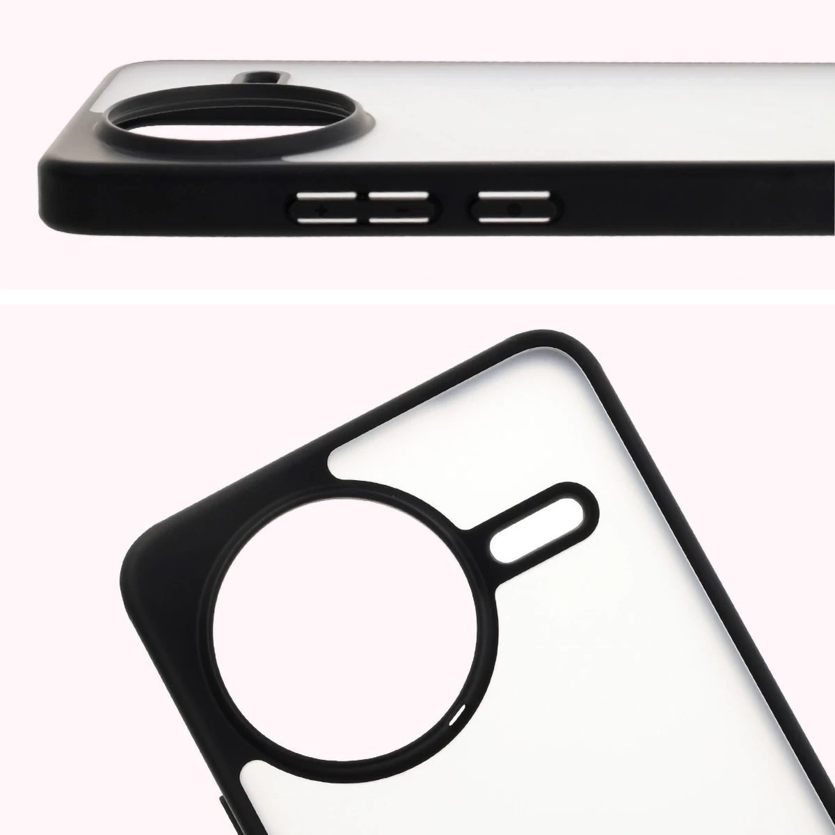 Kryt Bizon Case Angelo Xiaomi Poco F7 Ultra smoked with a black frame