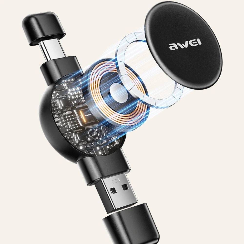 Bezdrátová nabíječka AWEI W26 Charger for Apple Watch / Samsung Watch black