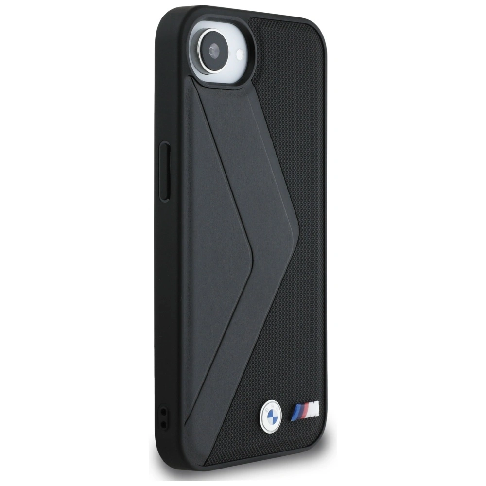 Kryt BMW Oversized Stripes MagSafe Apple iPhone 17e / 16e black