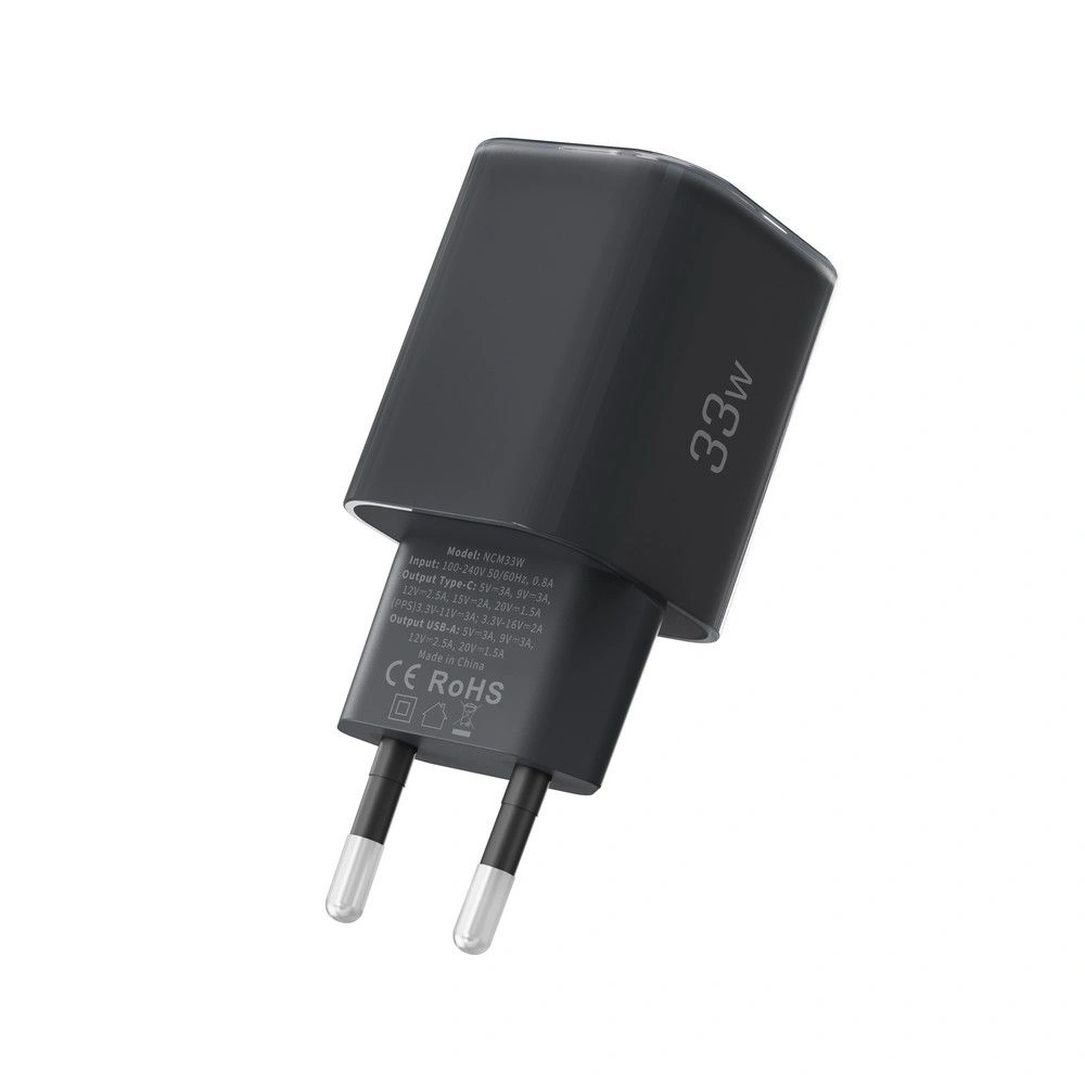 Síťová nabíječka Tech-Protect NCM33W 2-port USB-A, USB-C Network Charger PD 33W / QC3.0 Black