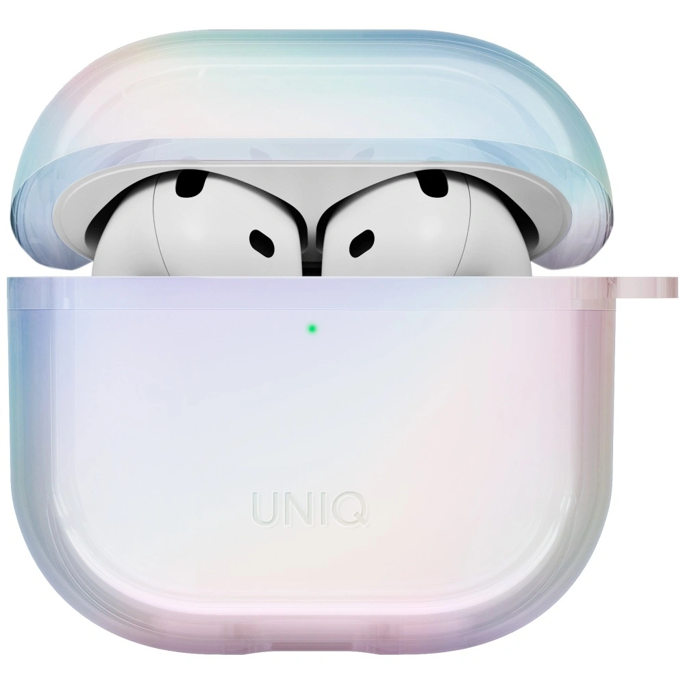 Kryt UNIQ Iridescia Apple AirPods 4 Hang Case holo quartz