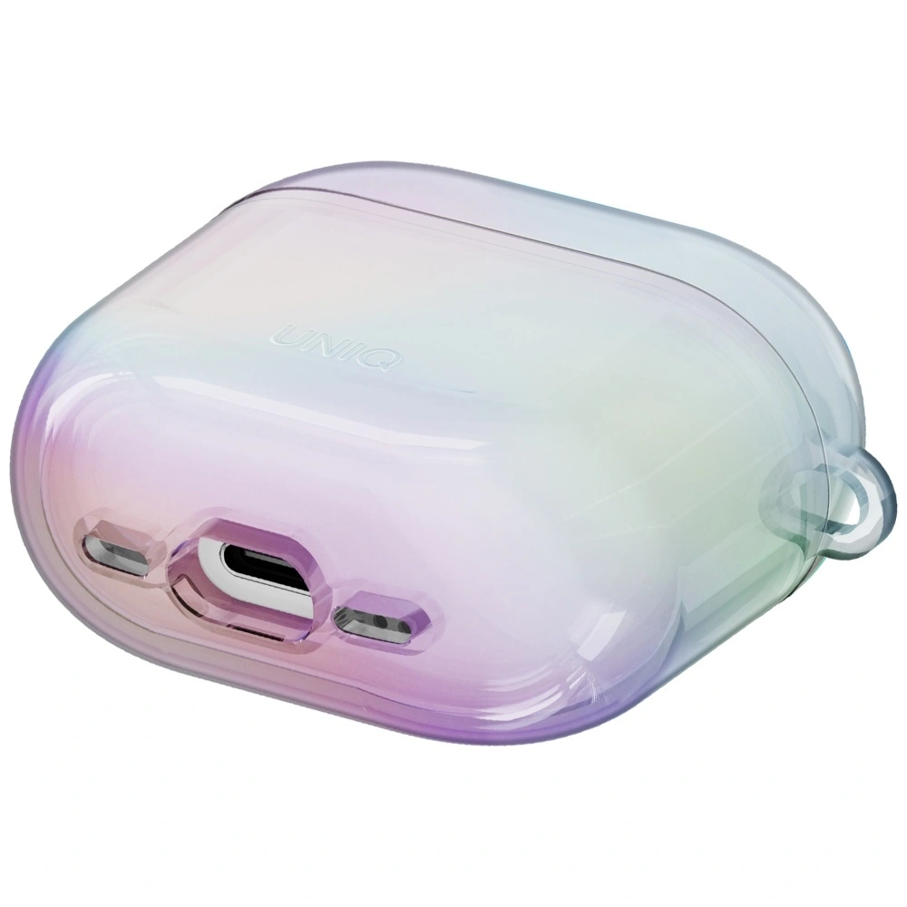 Kryt UNIQ Iridescia Apple AirPods 4 Hang Case holo quartz
