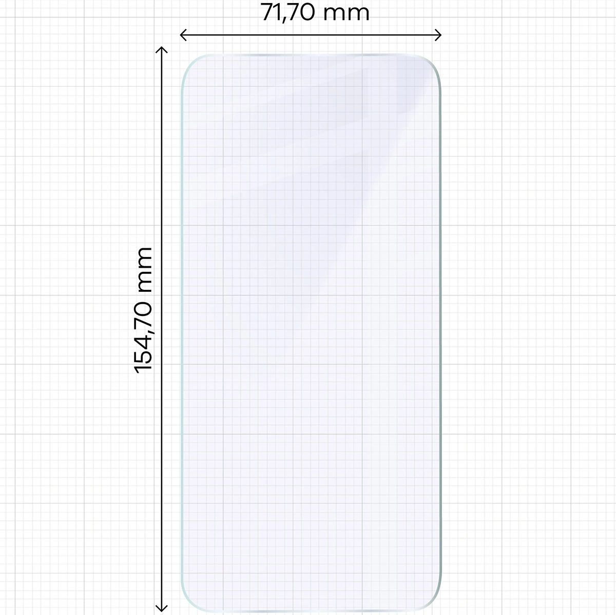 Ochranné sklo Bizon Glass Mule Flexible hybrid glass Apple iPhone 15 Pro Max