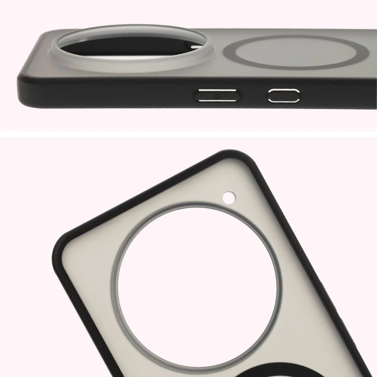 Kryt Bizon Case MatteO Magnetic Nothing Phone (3a) Pro smoky black