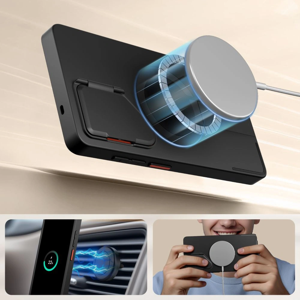 Kryt Tech-Protect Kevlar Aura MagSafe Samsung Galaxy S25 Ultra Black/orange