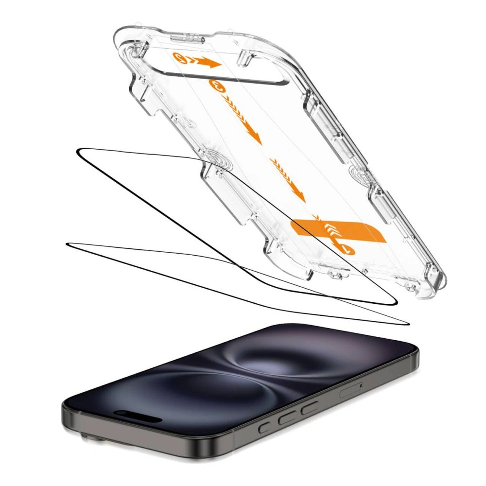 Kryt Tech-Protect Quick Set+ Apple iPhone 15 / 16 Black [2 PACK]