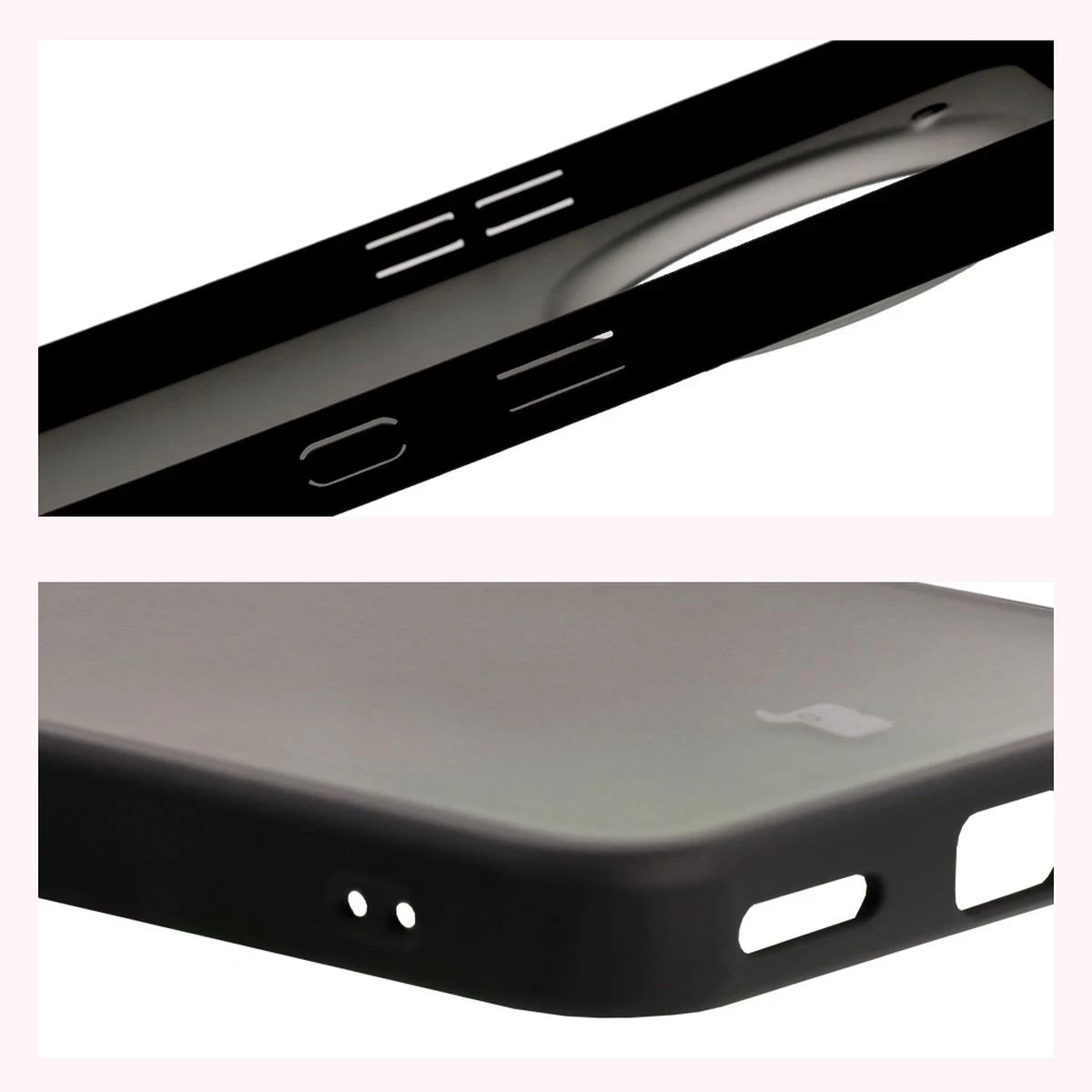 Kryt Bizon Case Angelo do Nothing Phone (3a) Pro smoky with a black frame