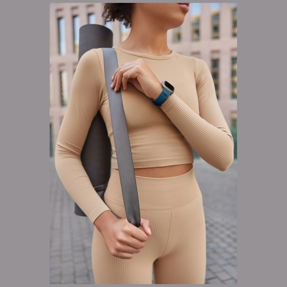 UNIQ Stride De Rubber Strap Apple Watch 6/7/8/9/10/SE/Ultra 1/2 44/45/46/49mm storm