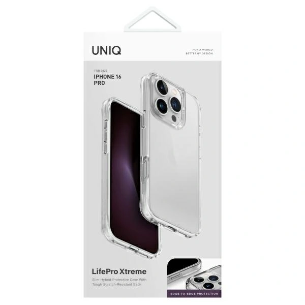 Kryt UNIQ LifePro Xtreme Apple iPhone 16 Pro clear